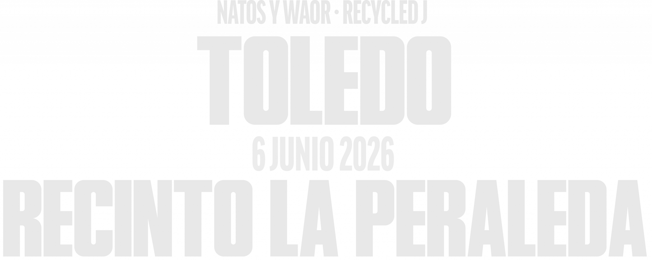 Entradas Hijos de la Ruina 4 – Toledo 2026